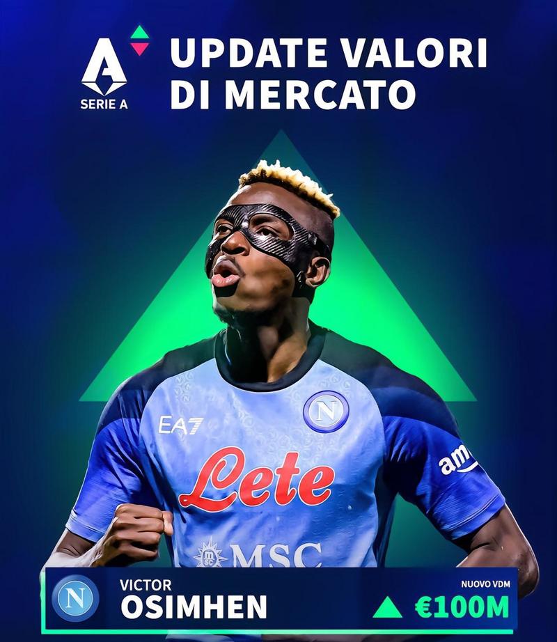 世体：奥斯梅恩是巴萨买小蜘蛛的备选，不考虑DV9、舍什科和莱奥