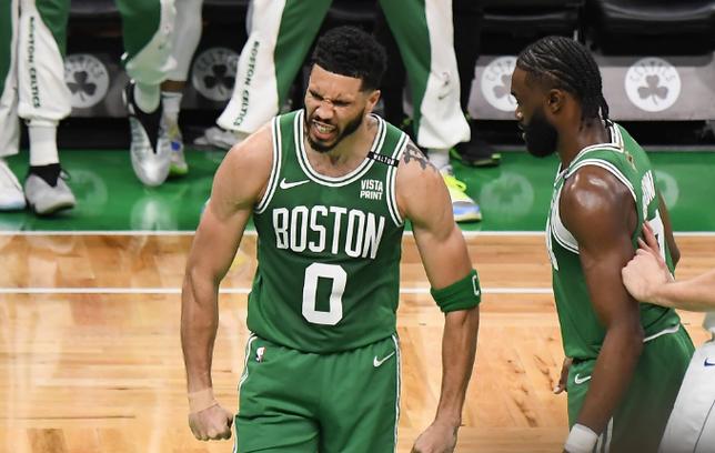 塔图姆复出后双探花数据对比！塔图姆准21+5+10布朗28+6+6