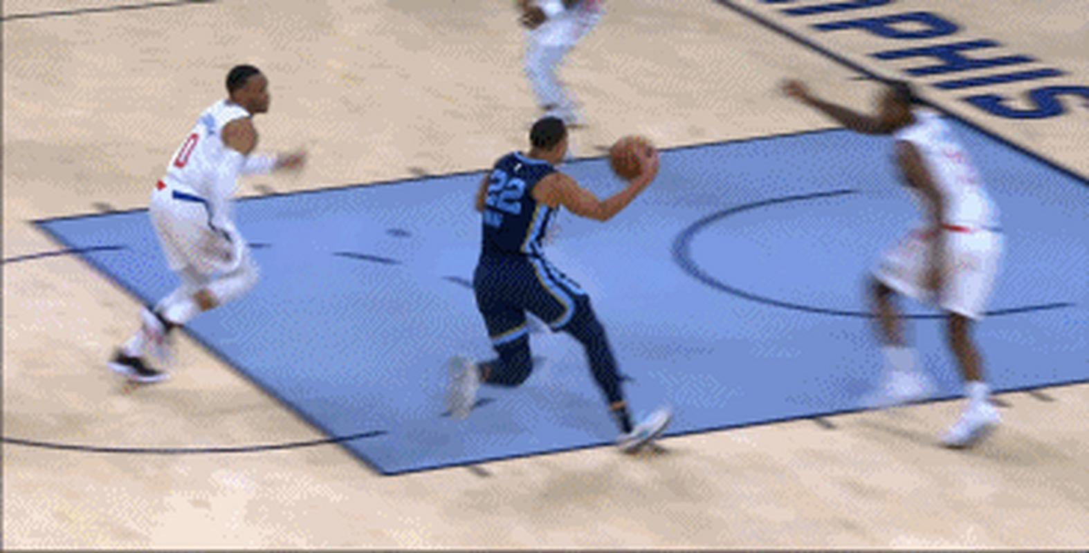 快船vs灰熊莫里斯，快船被灰熊翻盘